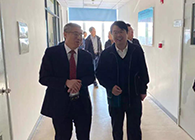 浦东新区管小军副区长一行来欧博ABG考察指导事情
